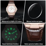 Swiss Brand Ultra-Thin Men's Watch Luminous Casual Watch Three-Pin Quartz Watch Foreign Trade Hot Model Dropshipping - Image 4