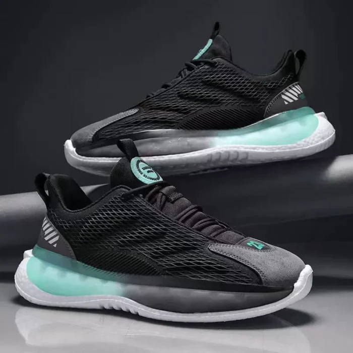 Men's Shoes  Summer All-match Casual Coconut Shoes Breathable Mesh Sports Trendy Shoes Men's Running Basketball Shoes - Image 1