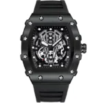 ZIDO Brand Quartz Watch High Beauty Value Casual Sports Watch Men's Hollow Barrel Richard Men's Watch - Image 5