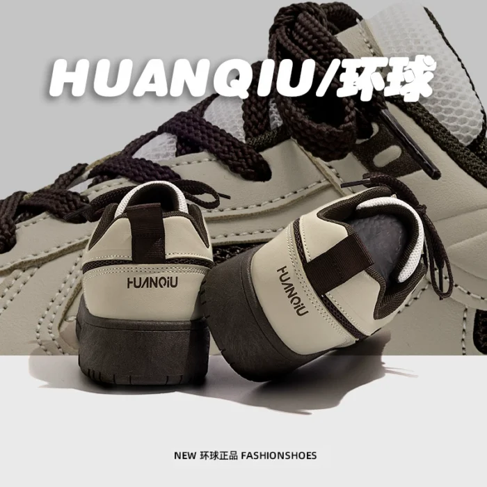 Universal Popular Retro Sneakers Men's Spring Thick-Soled Versatile Trbottomyy Men's Shoes Niche Design Casual Shoes Zhq5670 - Image 4