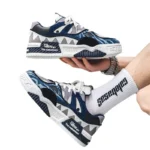 Trendy Brand Men's Shoes Summer Trendy All-match Sports Casual Board Shoes Niche Design Thick Bottom Teenager Trendy Shoes - Image 5