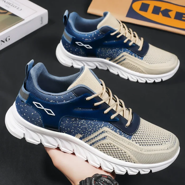 Shoes Men's Summer New Soft Sole Breathable Casual Shoes Trendy Student Shoes Manufacturer Shallow Mouth Fashion Sports Men's Shoes - Image 1