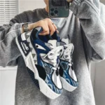 Trendy Brand Men's Shoes Summer Trendy All-match Sports Casual Board Shoes Niche Design Thick Bottom Teenager Trendy Shoes