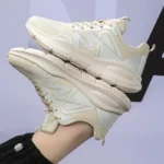 Men's and Women's Simple Running Shoes New Casual sneaker Male Students Thick-soled All-match Running sneaker - Image 4