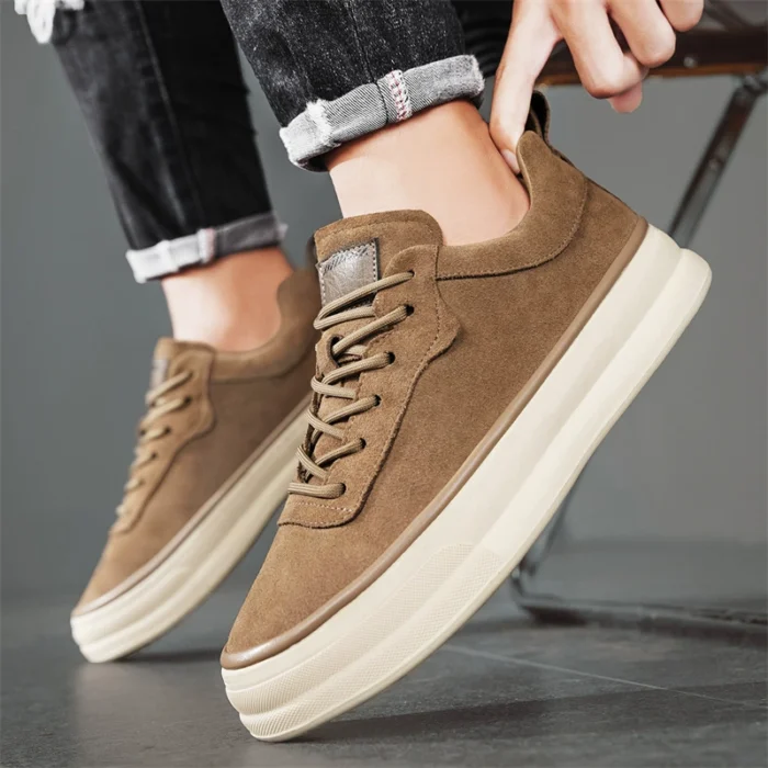 New Retro Casual Work Shoes Korean Style Versatile Men's Sports Sneakers Large Size - Image 4