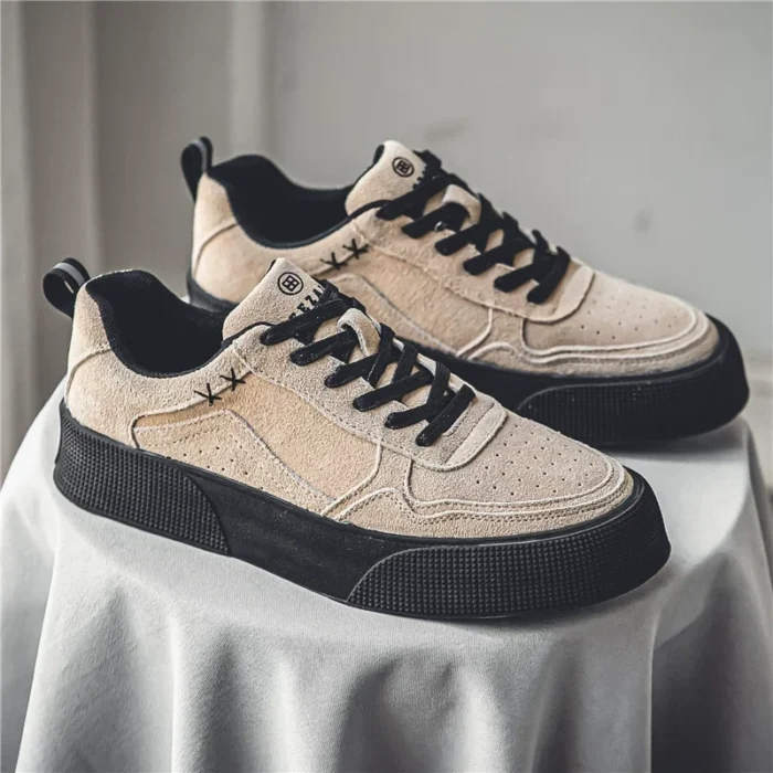 Men's Sneakers Summer  New Low-Top Sports Casual Youth Trendy Retro Thick-Soled Training Shoes Wholesale - Image 4