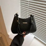 New Commuting Solid Color Underarm Bag Crossbody Bag Casual Fashion Shoulder Bag Spring Temperament Women's Handbag - Image 2