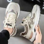 Men's Shoes Summer New Breathable Sandals Trendy Versatile Youth Hollow Mesh Shoes Casual Soft Sole Non-Slip Running Shoes