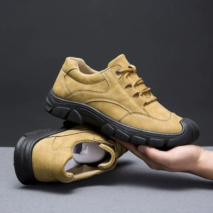 Spring New Sports Outdoor Men's Shoes, Comfortable and Trendy Low-Cut Lace-Up, Breathable, Lightweight and Trendy Men's Work Shoes - Image 3