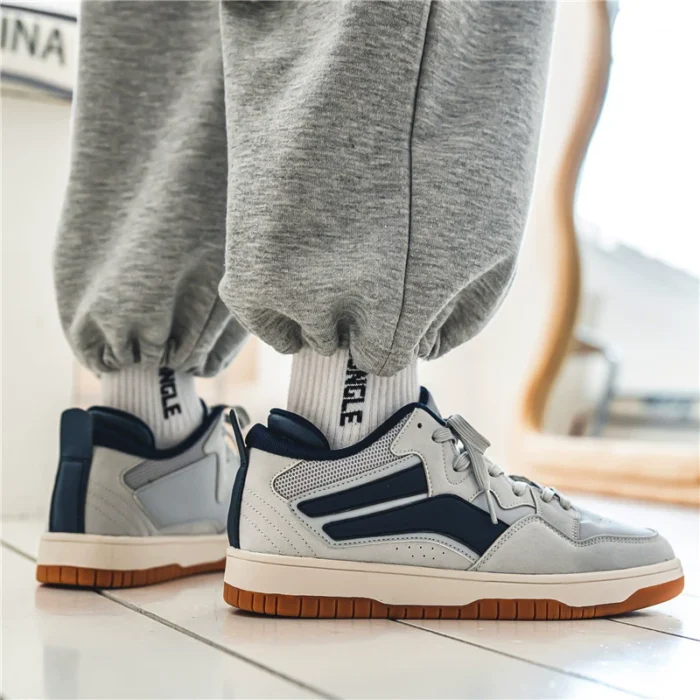 Four Seasons White Shoes Men's Casual All-match Trendy Brand Board Shoes dunk Dexu Sense Skateboard Spring and Autumn plus size Couple - Image 2