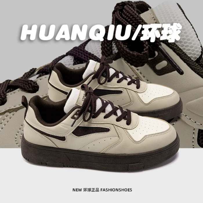 Universal Popular Retro Sneakers Men's Spring Thick-Soled Versatile Trbottomyy Men's Shoes Niche Design Casual Shoes Zhq5670 - Image 2