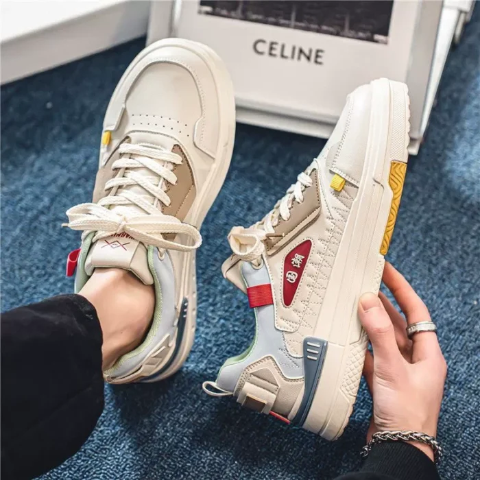Men's Shoes  Autumn New Chinese Style Sports White Shoes Student Versatile Breathable Wear-Resistant Casual Sneakers - Image 5