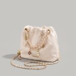 Ur Diamond Chain Bucket Bag for Women New Commuter Armpit Bag Accessible Luxury Single Shoulder Crossbody Bag Small Square Bag - Image 4