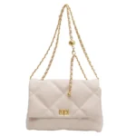 Black Bag Women's  New Popular Fashion High-end Sense Shoulder Small Square Bag Western Style All-match Chain Crossbody Bag - Image 5