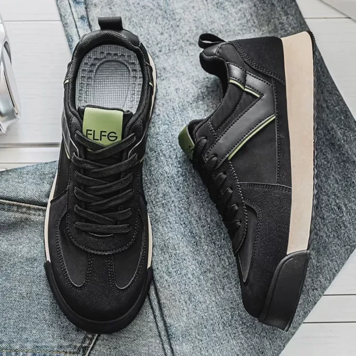 Men's Shoes Spring Niche Design High-End Retro Versatile Casual Sneakers Men's Sports Thick-Soled Wear-Resistant Forrest Gump Shoes - Image 4