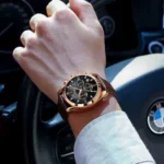 Boda eggplant waterproof luminous calendar men's watch male student Korean high-end luxury TikTok popular - Image 5