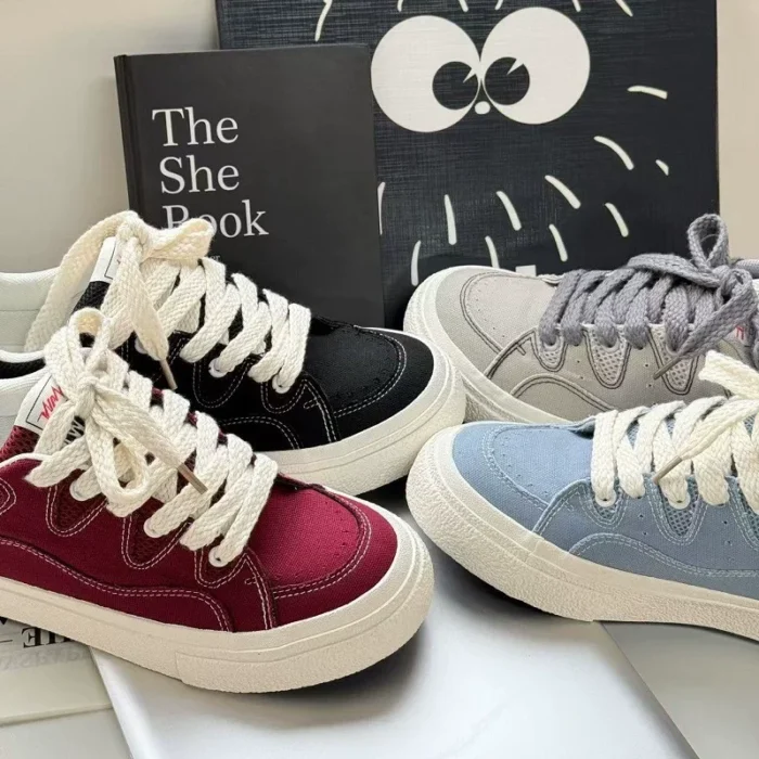 Trendy Canvas Shoes National Fashion Brand Shoes  New Spring and Autumn Trendy Shoes Casual Sneakers - Image 4