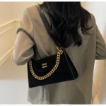 Cross-Border New Chain Handbag Frosted Texture Versatile Shoulder Crossbody Bag Fashionable Outing Armpit Women's Bag - Image 4