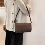 Popular small bag women's new spring and summer messenger bag small casual shoulder bag fashion small square bag - Image 3