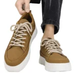 White Canvas Men's Shoes New Summer Breathable All-match Casual Board Shoes Student Platform Sports Black Cloth Shoes Trendy Shoes - Image 5