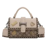 New Popular Super Hot Small Square Bag Versatile Satchel Shoulder Crossbody Bag - Image 5