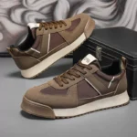 Men's Shoes Spring Niche Design High-End Retro Versatile Casual Sneakers Men's Sports Thick-Soled Wear-Resistant Forrest Gump Shoes - Image 5