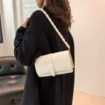 Popular small bag women's new spring and summer messenger bag small casual shoulder bag fashion small square bag - Image 4