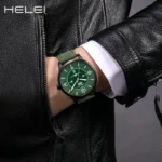 HELEI HELE Cross-border New Large Dial Quartz Watch Men's Sports Wind Pilot Series Watch Wholesale - Image 2