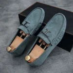 Doudou Shoes Men's  Spring New Men's Casual Loafers Business Trbottomy Soft Sole Driving Shoes - Image 2