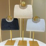 New Pleated Handbag Fashion All-match Fine Flash Evening Bag Elegant Crescent Bag Banquet Hand Bag - Image 4