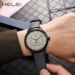 HELEI HELE Cross-border New Large Dial Quartz Watch Men's Sports Wind Pilot Series Watch Wholesale - Image 3