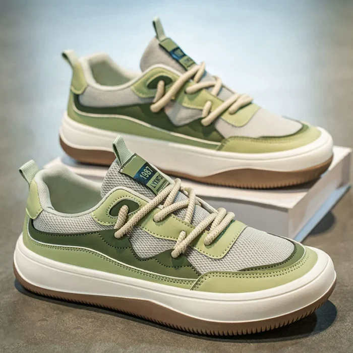 European Station Men's Shoes Live Broadcast Summer High-end Sense Casual sneaker Trendy Students All-match Thick Sole Heightening Torre Shoes - Image 3