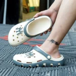 New Cross-border Hole Shoes Men's and Women's Summer Out Casual All-match Beach Thick Sole Shoes Men's Sandals and Slippers - Image 3
