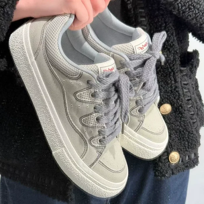 Trendy Canvas Shoes National Fashion Brand Shoes  New Spring and Autumn Trendy Shoes Casual Sneakers - Image 2