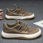 European Station Men's Shoes Live Broadcast Summer High-end Sense Casual sneaker Trendy Students All-match Thick Sole Heightening Torre Shoes - Image 2