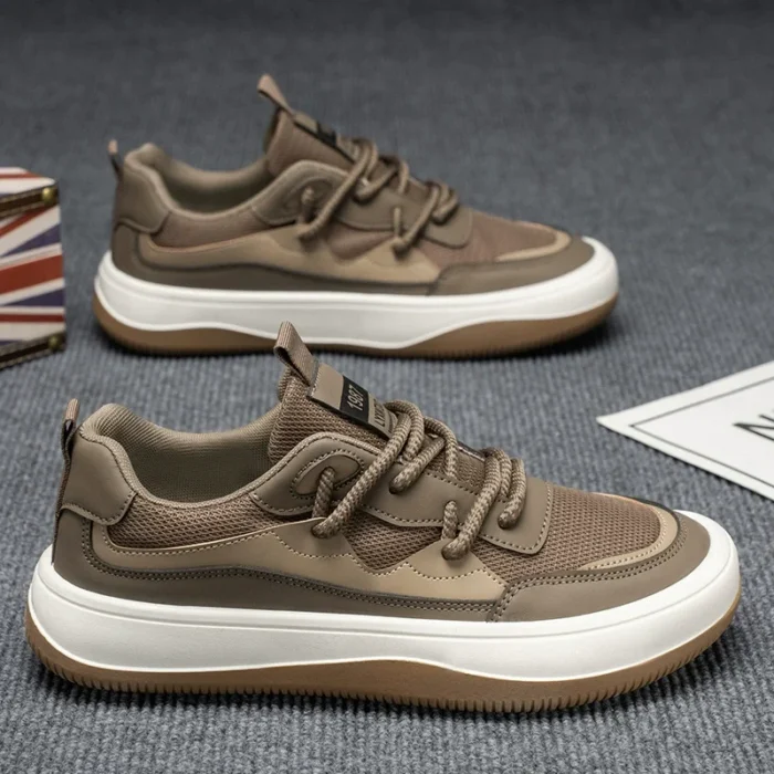 European Station Men's Shoes Live Broadcast Summer High-end Sense Casual sneaker Trendy Students All-match Thick Sole Heightening Torre Shoes - Image 2