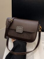 Cross-Border Elegant Women's Shoulder Bag Women's Bag  New Popular Hot Style Small Square Bag Retro High-End