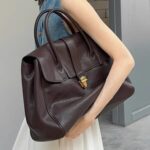 High-end Sense Official Document Tote Bag Women's  New Style Large Capacity Computer Handbag Lazy Style Commuter Bag