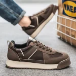 Men's Shoes Spring Niche Design High-End Retro Versatile Casual Sneakers Men's Sports Thick-Soled Wear-Resistant Forrest Gump Shoes - Image 2