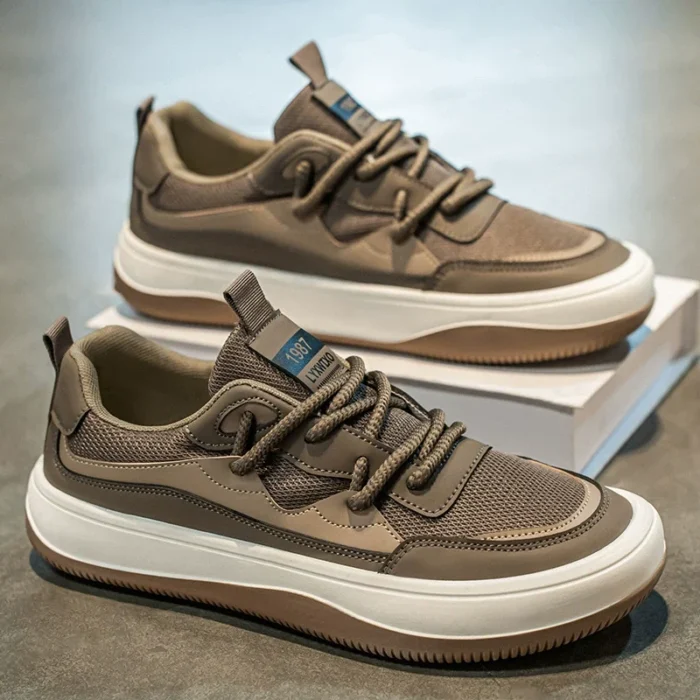 European Station Men's Shoes Live Broadcast Summer High-end Sense Casual sneaker Trendy Students All-match Thick Sole Heightening Torre Shoes - Image 4