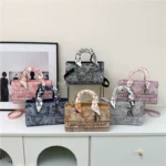 Cross-border high-looking handbag for women  new popular niche design Diana bag embroidered shoulder messenger bag - Image 4