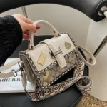 New Popular Super Hot Small Square Bag Versatile Satchel Shoulder Crossbody Bag - Image 2