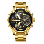 Manufacturer Wholesale European and American Trendy Large Dial Two-Place Personalized Watch for Boys