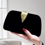 Ladies Elegant Dinner Clutch Bag Women's Banquet Party Black Evening Dress Bag Cheongsam Matching Evening Dress Bag
