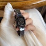 Foreign Trade Watch for Women Internet Celebrity Niche Simple Fashion Square Versatile Elegant Ins High-Looking Retro Watch for Women