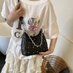 Small Fragrant Style Rhombus Chain Armpit Bag for Women  New Summer Fashion Shoulder Bag Versatile - Image 2
