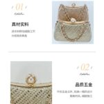 Light Luxury Diamond-studded Bag Dress Evening Bag Elegant Rhinestone Handbag Women's Banquet Celebrity Evening Bag - Image 3