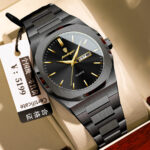 Poedagar Luxury High-End Men's Watch Waterproof Luminous Dual Calendar Quartz Watch Live Broadcast Export Popular Watch