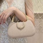 Pearl Handbag Banquet Diamond-encrusted Fashion One-shoulder All-match Bridesmaid Shiny Crossbody Elegant Flash Diamond Hand-held Stylish - Image 2