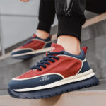 Men's Autumn and Winter Casual Shoes Retro Sneakers Four Seasons Shoes Stylish Men's Leather Shoes - Image 2